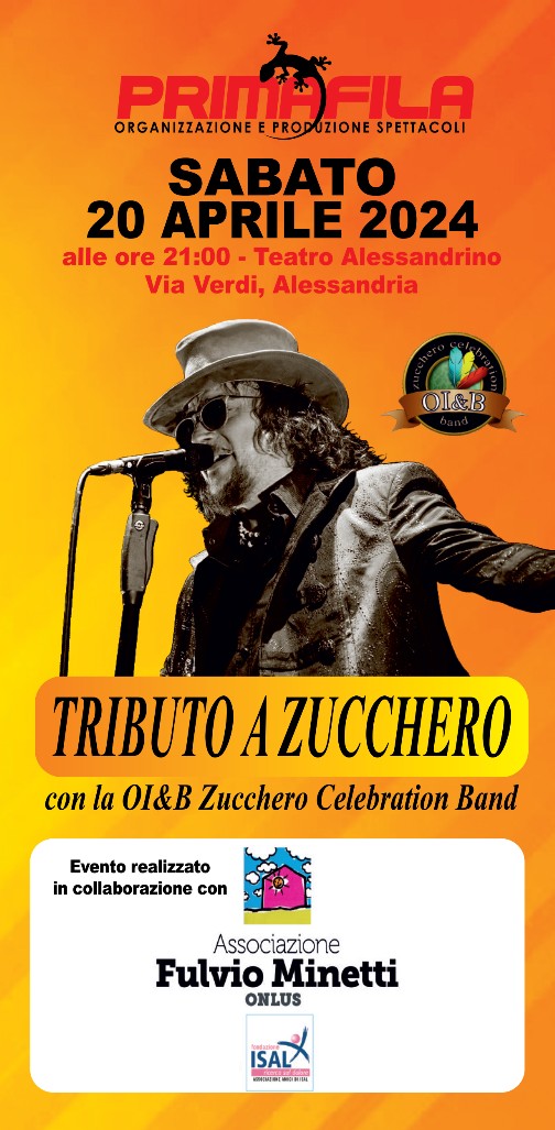 Tributo a Zucchero 20 Aprile 2024